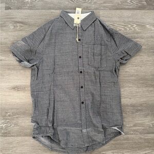 Men's Slate Gray Casual Button Down Shirt - New with Tags